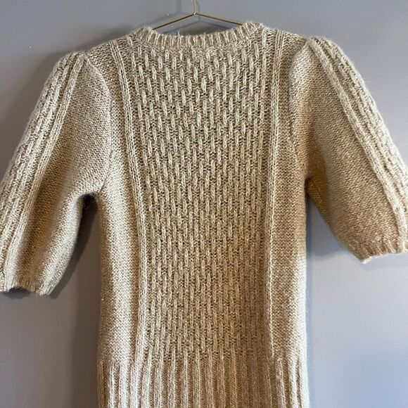 Kaisely Wool/Alpaca Blend Short Sleeve Sweater Dress | SZ M - Picture 12 of 12